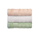 Caimla Premium 100% Bamboo Face Towel -  (Pack of 3 Beige, White & Green)